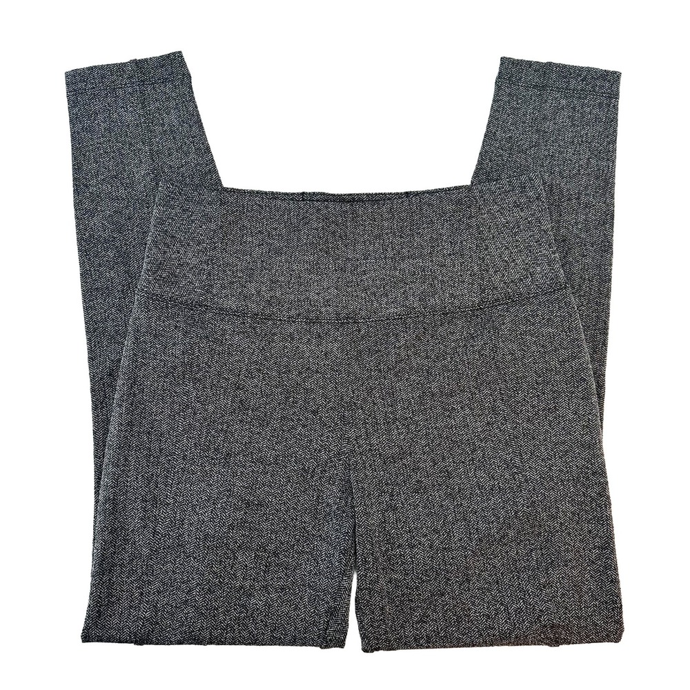 ATHLETA Delancey Herringbone Tight Ankle‎ Leggings • Small • gray tweed • yoga